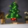 Figure from Mishura "Green Christmas tree" 36x28 cm, 20 LED, AG10x3 (in compl), T/white