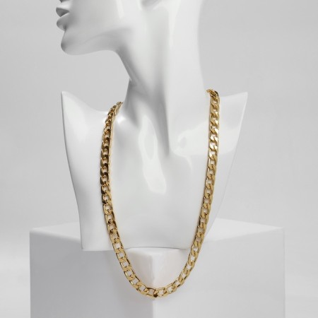 The necklace "Golden chain", color gold, 45 cm-2