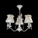 Maytoni ARM013-03-W, 3HE14, 40W, 55x55x87 cm, white antik color