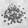 Filler for the ball "Confetti Circle", 1 cm, foil, silver color, 500 g