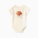 Body baby with a short sleeve, milk color, height 74 cm (6-9 months)