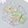 Busina Plastic for creativity "Candy" multi -colored 1.3x1.3x2.9 cm