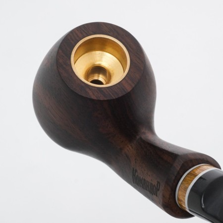 The smoking pipe "Commander premium", classic, 14.5 x 2.8 cm-1