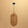 Ceiling lamp from the rattan "Kevin" 1x120W, E27, 25x25x50 cm