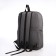 Young backpack from textiles on lightning, waterproof, 4 pockets, color gray color