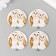 Decor for creativity wood "Circle. Polar owls" d = 4 cm