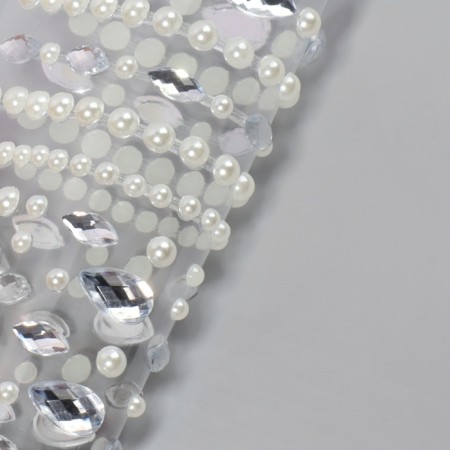Rhinestones self -adhesive figured "Assorted", 120 pcs on the sheet, silver color-1