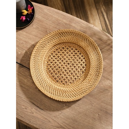 Player wicker rattan "net", 33x33x3 cm-2