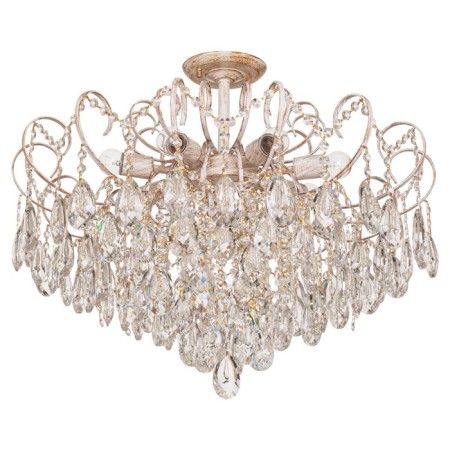 Ceiling chandelier "Suzy" 8x60W E27 gold 72x72x58