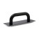 Door handle, black color, 200x65 mm