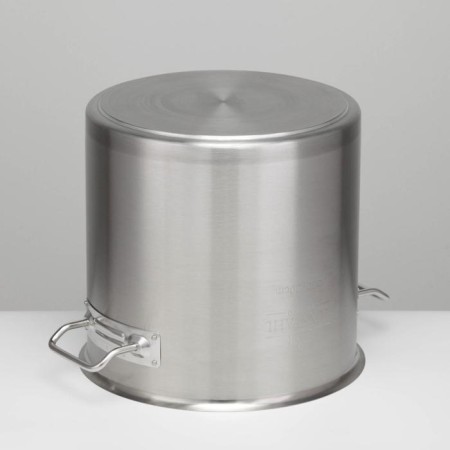 Boiler, 20 l, d = 30 cm, h = 30 cm, metal cover, triple bottom, induction, stainless steel-3