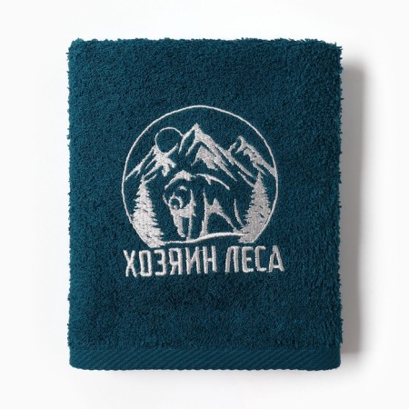 Tainted towel "Forest owner" 35x60 cm, 100% cotton, 350 g/m2-3