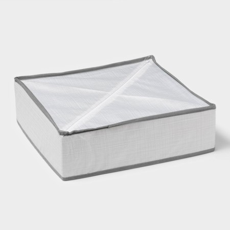 Organizer for storing linen "Thread", 7 cells, 33 × 32 × 10 cm, color gray color-4