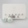Earrings set 3 pairs "drop" color white in gold