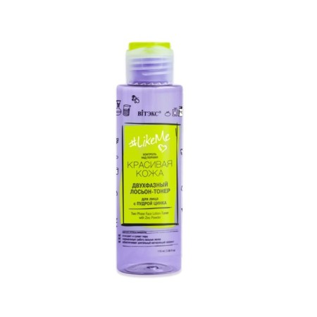 LIKEME Facial Likeme Lotoner, two-phase with zinc powder, 115 ml