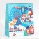 Laminated vertical “Merry New Year”, ML 23 x 27 x 11.5 cm, New Year