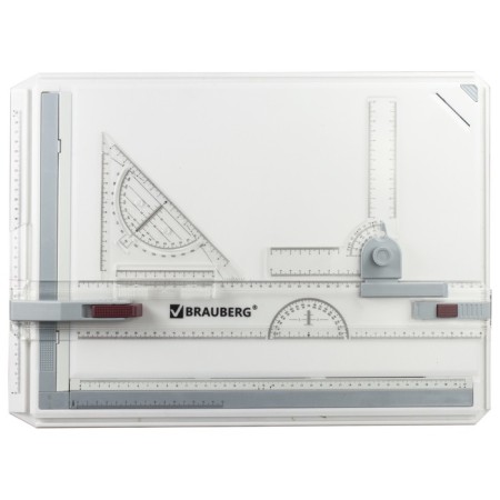 Drawing board A3, Brauberg, with a flight, a triangle and a drawing knot