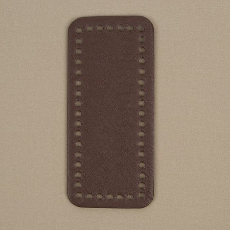 Donce for a bag, rectangular, 18 × 8 × 0.3 cm, brown color-1