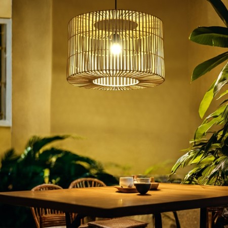 Ceiling Lamp from Rotan "Bima" 1x120W, E27, 50x50x32 cm