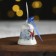 New Year's bell "bullfinch", for the New Year, 4 x 5 cm