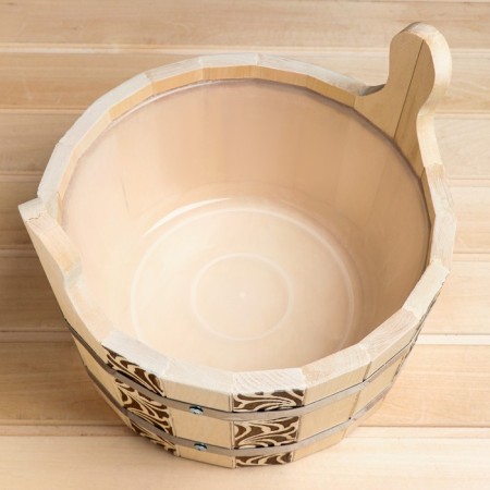 Gang of linden, 6 l, round, two -handed, plastic insert (Figure 9)-6
