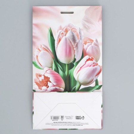 Gift package with a ribbon, packaging, "the most beautiful", 13 x 23 x 7 cm-4