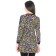 Tunic "hearts", size 40, dark blue color