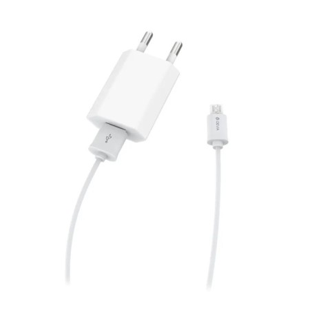 Devia Smart Charm, USB, 1 A, Lightning cable, white