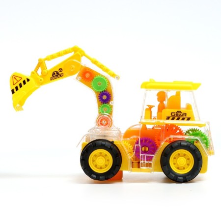 Tractor "gears", works on batteries, sound and light effects-5