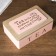 Casket tree with divisions "Tea" pink with gold 7.5x15x23 cm