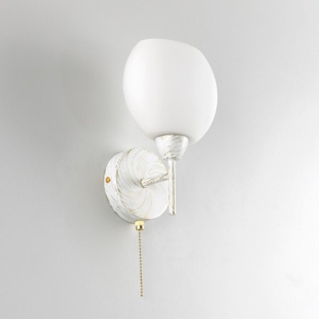 Sconces Citilux "Florida" CL148310, 15x23.5 cm, 1x60W, E14, white color-12