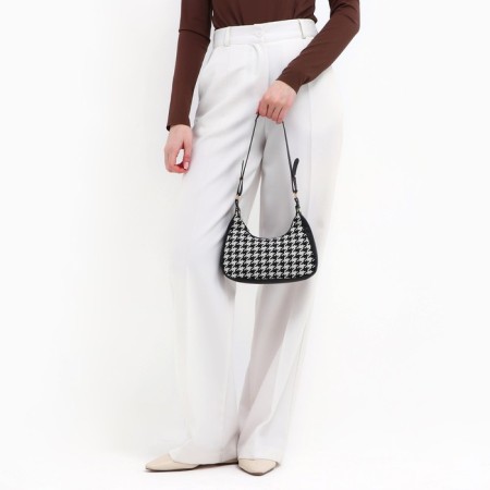 Women's textile bag, 20x23x5.5 cm, paws-8