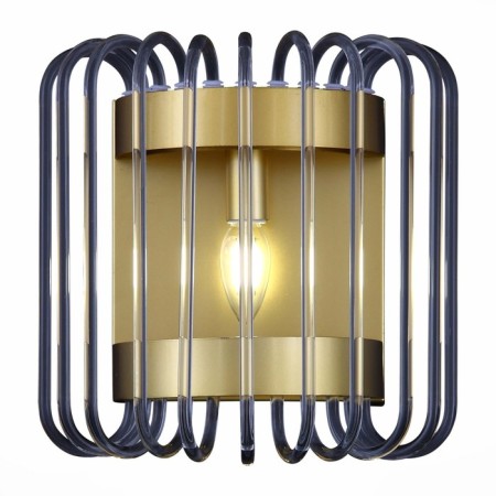 Sconces st. SL1228.201.01. Grosseto. 1x40 W, E14, 30x35 cm, golden color-5