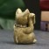 Figure "Cat Money" gold, 8x5x5cm