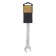 The key combined ratchet tundra, CRV, polished, 72 teeth, 15 mm