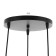 Bayerlux lamp "Bigli" 3he27 40W black 35x35x20-120cm