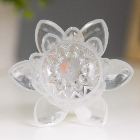 Night Plastic "Flower" 8x8x7.5 cm Risalux-2