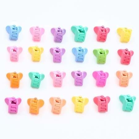 Hair crab "Momina Bead", 24 pcs., 1 x 1.5 x 1.5 cm-5