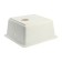 Curler for a kitchen made of Zein 27/Q2, 463 x 433 mm, rectangular, overflow, beige color
