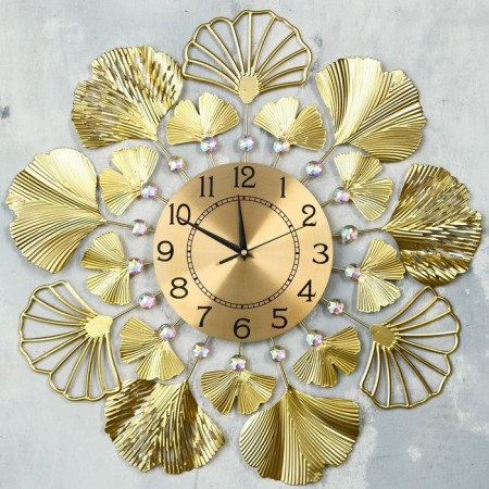 Watching clock, series: openwork, "Varavi", smooth move, 60 x 60 cm, d-22 cm,