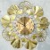 Watching clock, series: openwork, "Varavi", smooth move, 60 x 60 cm, d-22 cm,