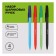 A set of ballpoint pens 4 colors "049", 1.0 mm node, euro suspension, mix