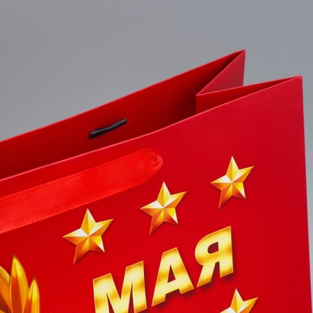 Gift Laminated Vertical Package, Packaging, “With Victory”, May 9, L 31 x 40 x 11 cm-4