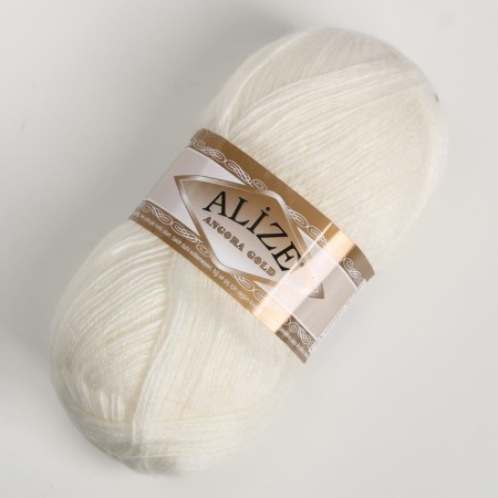 Yarn "Angora Gold" 20% wool, 80% acrylic 550m/100g (450)-1