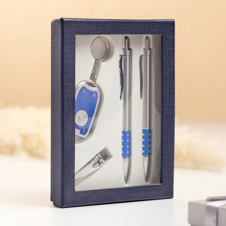 Gift set 4V1 (2 handles, nippers, blue flashlight)
