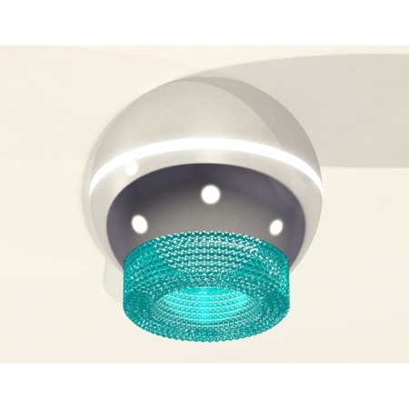 Ambrella Light, XS1104020, MR16 GU5.3 LED 3W, 4200K, silver color, blue-1