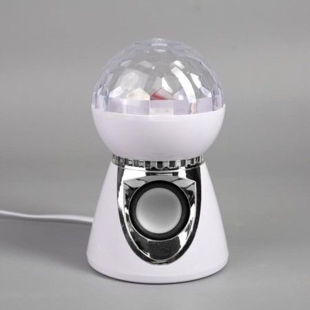Light device "Ball on the stand" 10 cm, speaker, glow RGB, 220 V-1