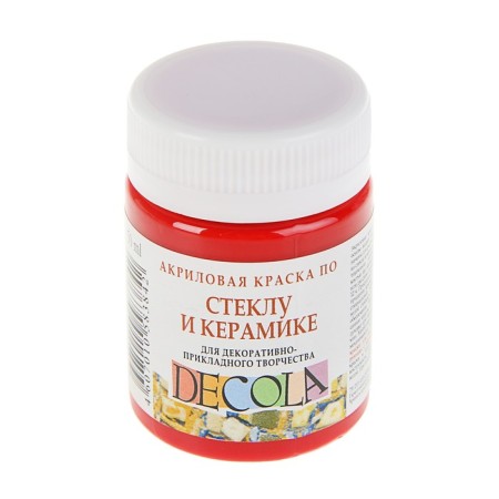 Glass and ceramics ZHK Decola, 50 ml, red, 4028331