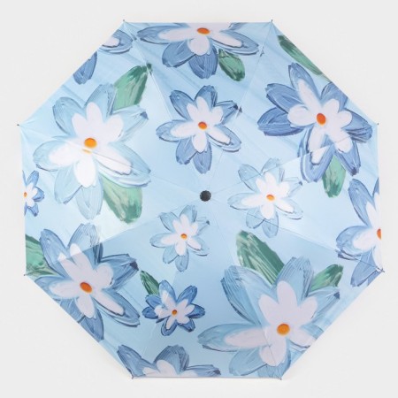 Automatic "Flowers" umbrella, eponge, 4 addition, 8 knitting needles, r = 49 cm, color mix-9
