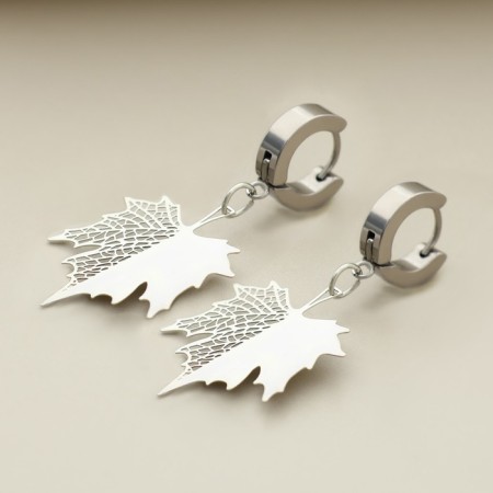 Earrings "only for you", 4 x 1.5 cm-5